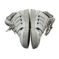 Adidas trainers shoe size 12 junior white high tops with laces and logos