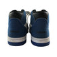 Adidas trainers shoe size 4 blue white and black colourway high tops