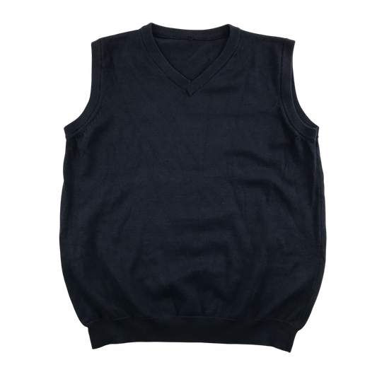 Navy blue school tank top
