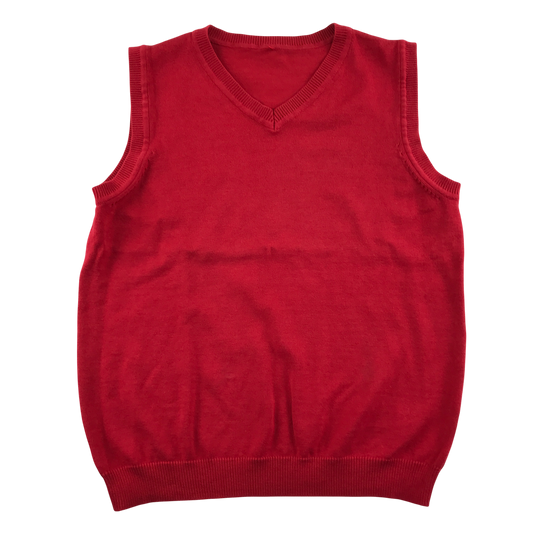 Red school tank top