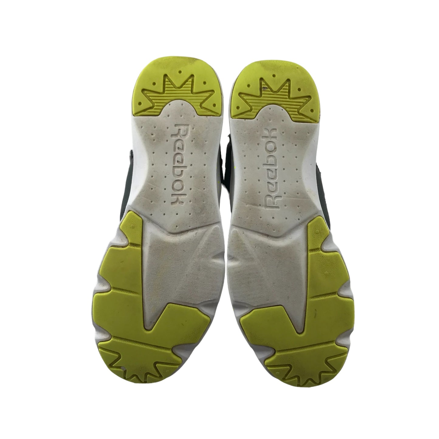 Reebok Trainers Shoe Size 7 Black Grey Floral Open Sides