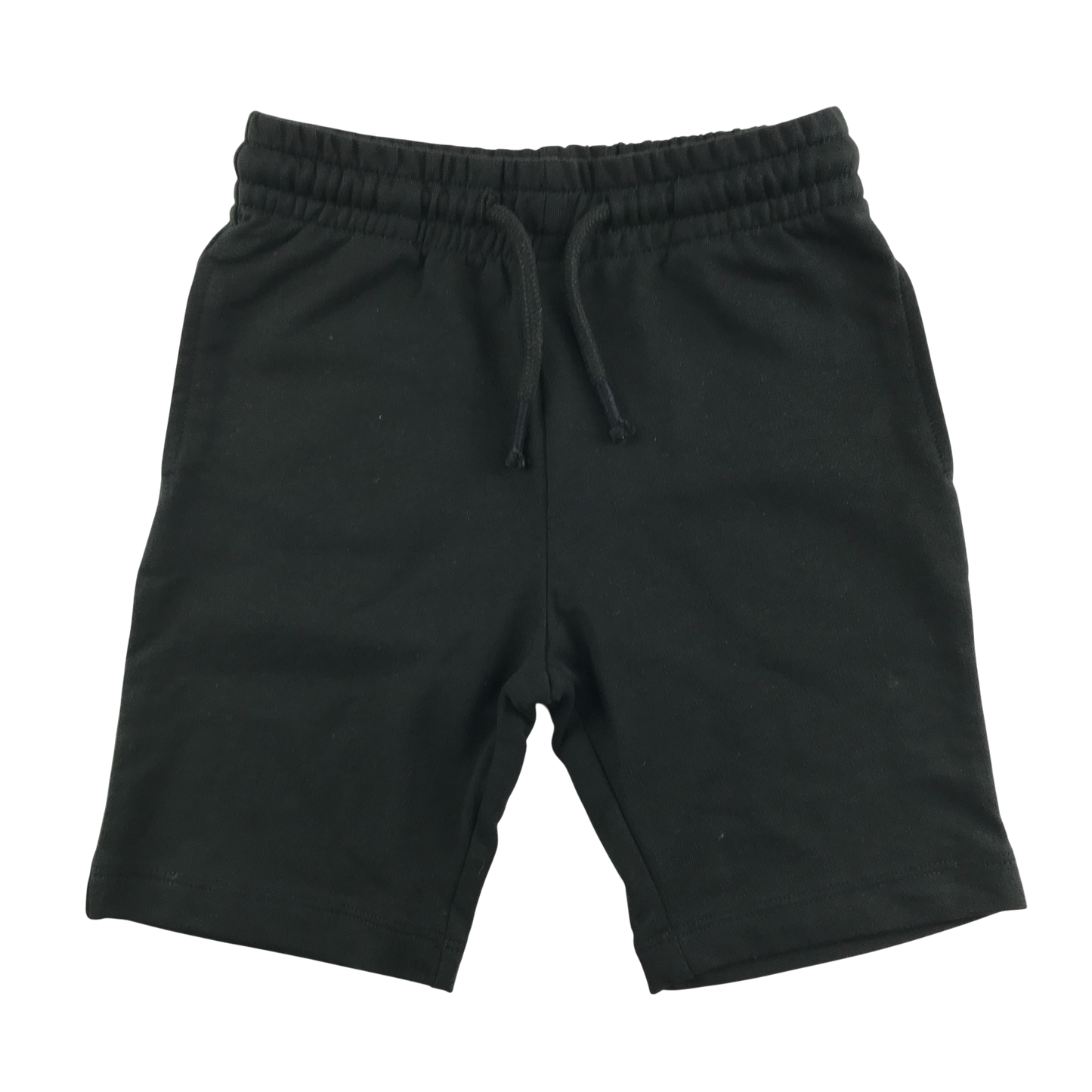 Black boys jersey school gym shorts