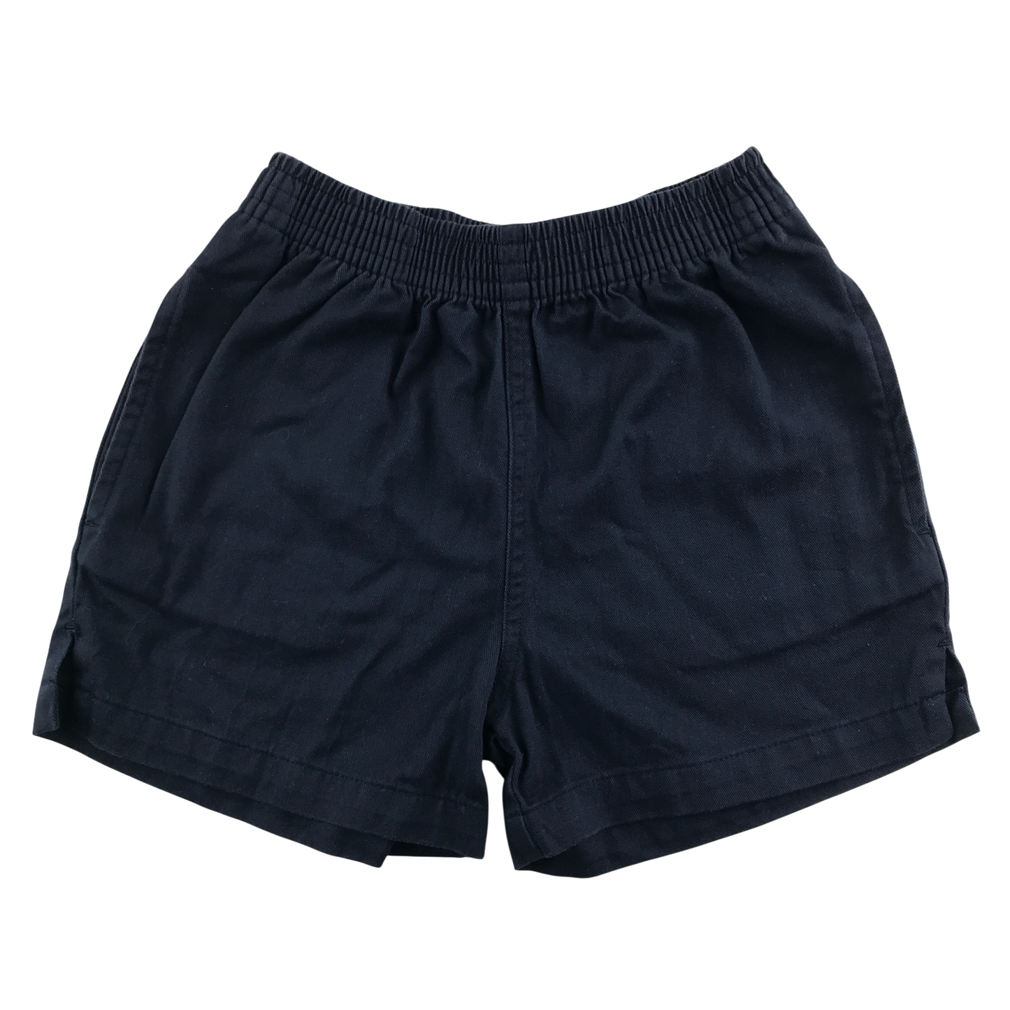 Navy boys cotton school gym shorts