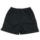 Black cotton gym shorts