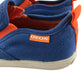 Geox trainers shoe size 8.5 blue canvas shoes with graphic design print