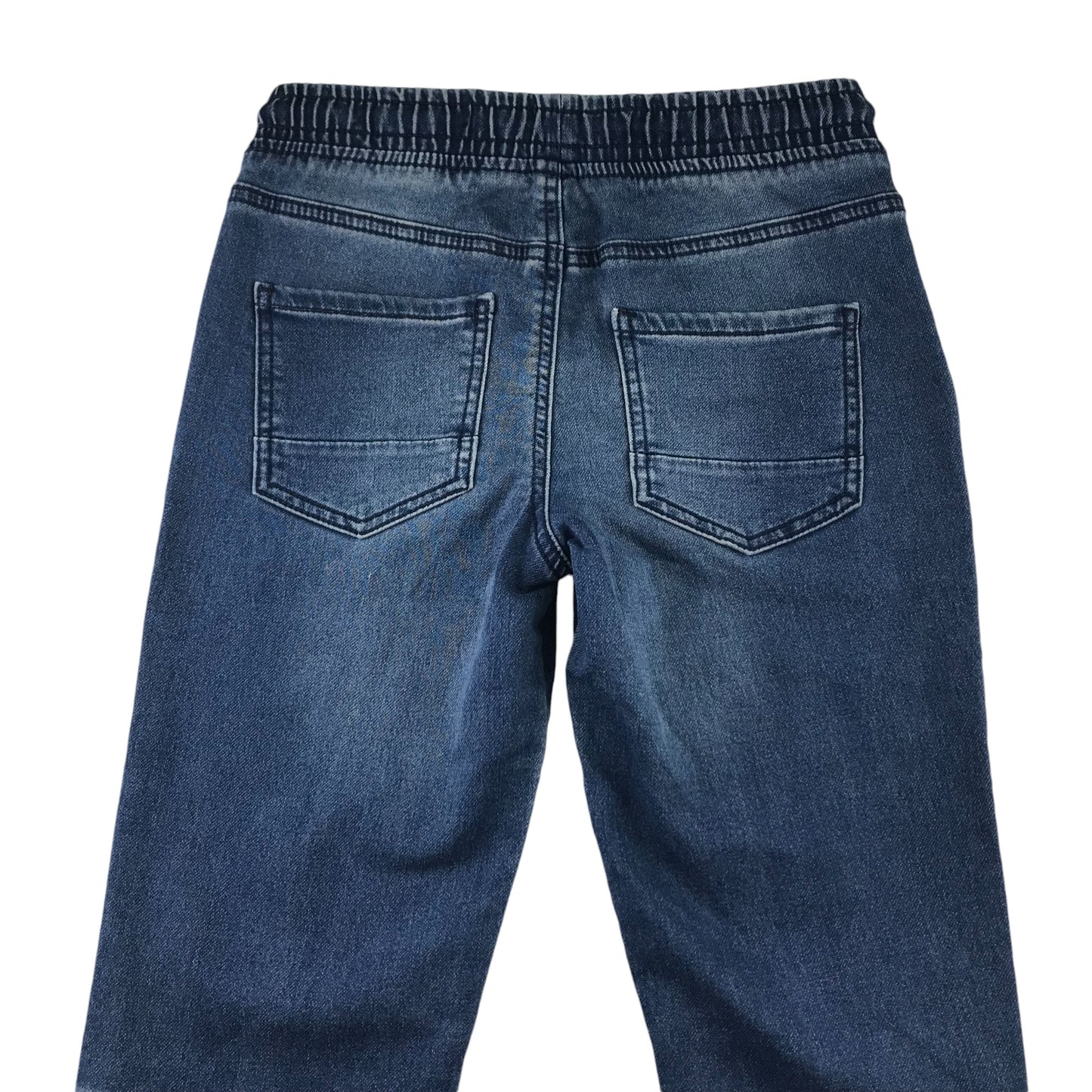 Primark jeans 11-12 years blue pull up slim jogger style elasticated waistband