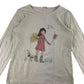 John Lewis T-Shirt Age 12 White Long Sleeve Fairy Graphic