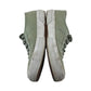 Superga trainers shoe size 5 green canvas shoe white outer sole