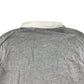 Primark Polo Shirt Age 14 Grey Long Sleeve Future Text Graphic