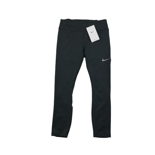 Nike sport leggings women size S black cropped running bottoms