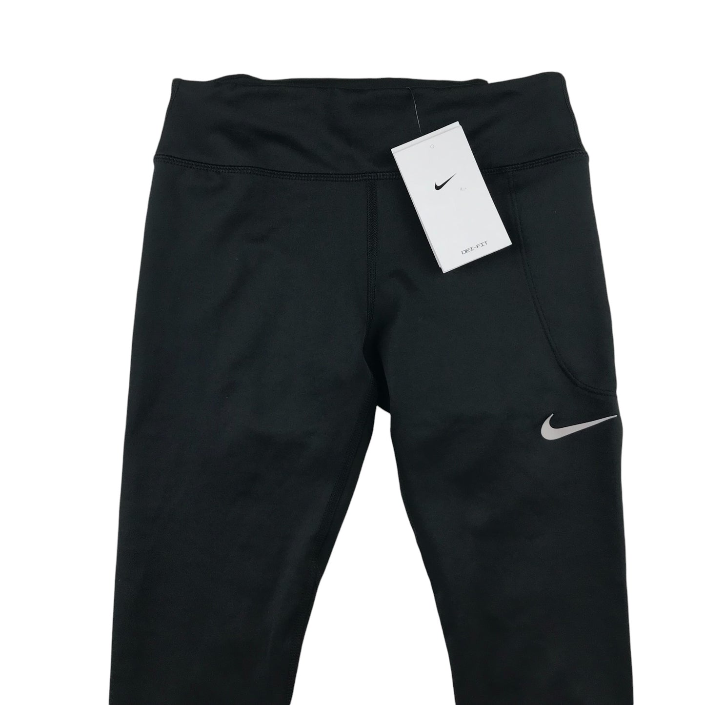 Nike sport leggings women size S black cropped running bottoms