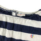 Fatface playsuit 9-10 years navy and white stripy cotton