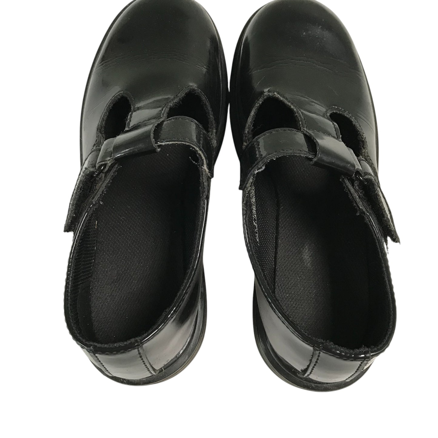 Dr. Martens pumps shoe size 4 black glossy leather coated