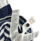 Fatface playsuit 9-10 years navy and white stripy cotton
