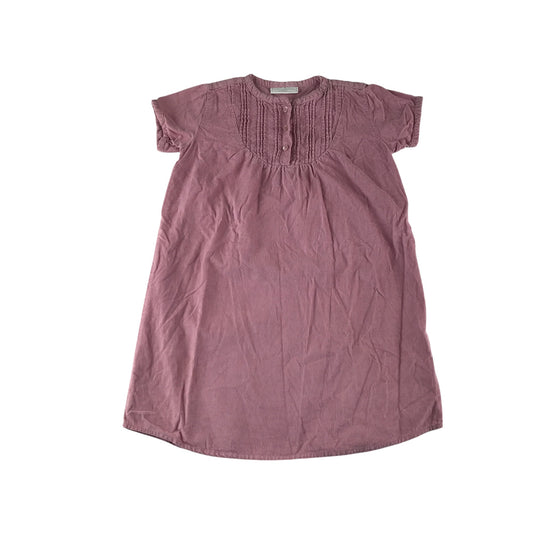 The Little White Company dress 5-6 years pink corduroy cotton