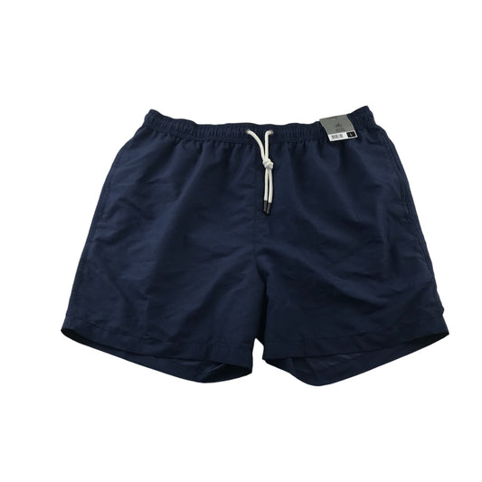 George swim trunks men size L navy blue plain