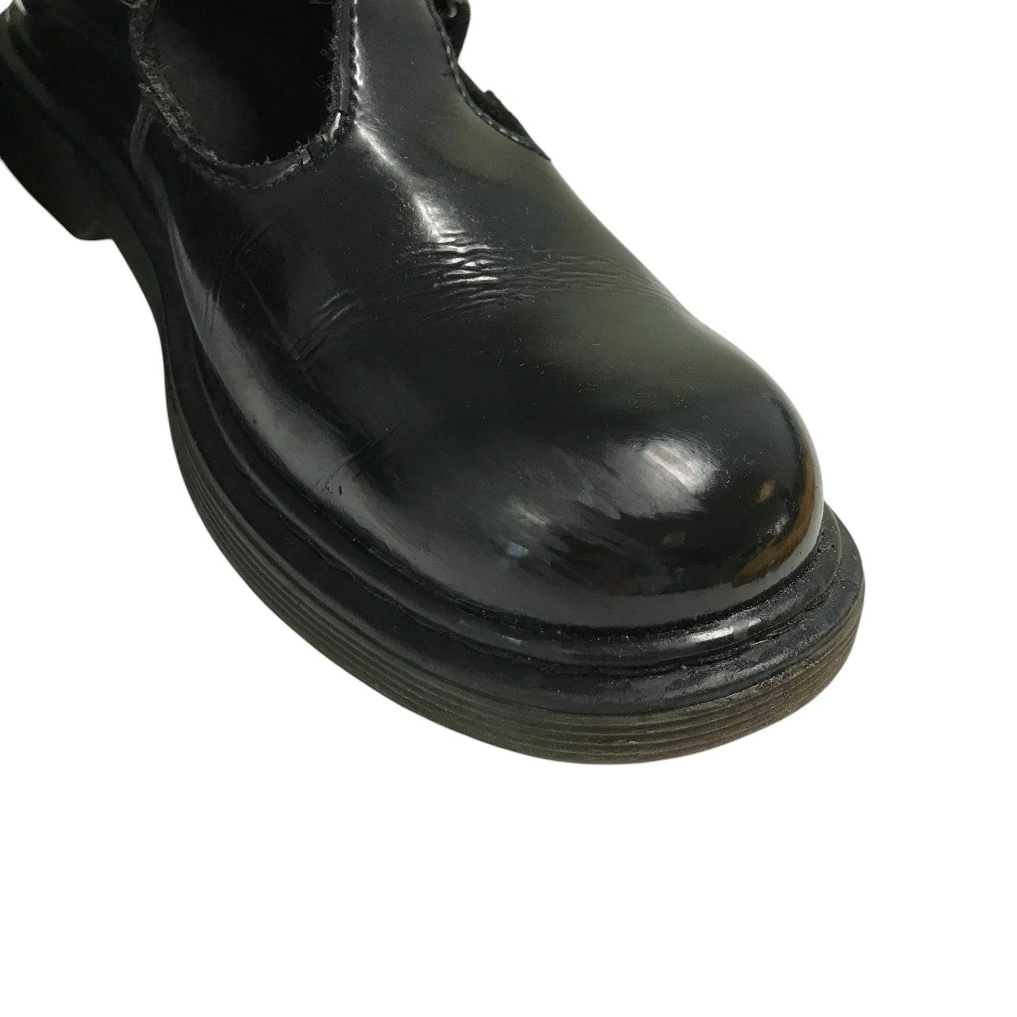 Dr. Martens pumps shoe size 4 black glossy leather coated