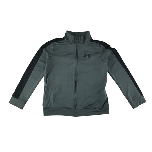 Under Armour sweatshirt 11-13 years grey with black arm strip detail