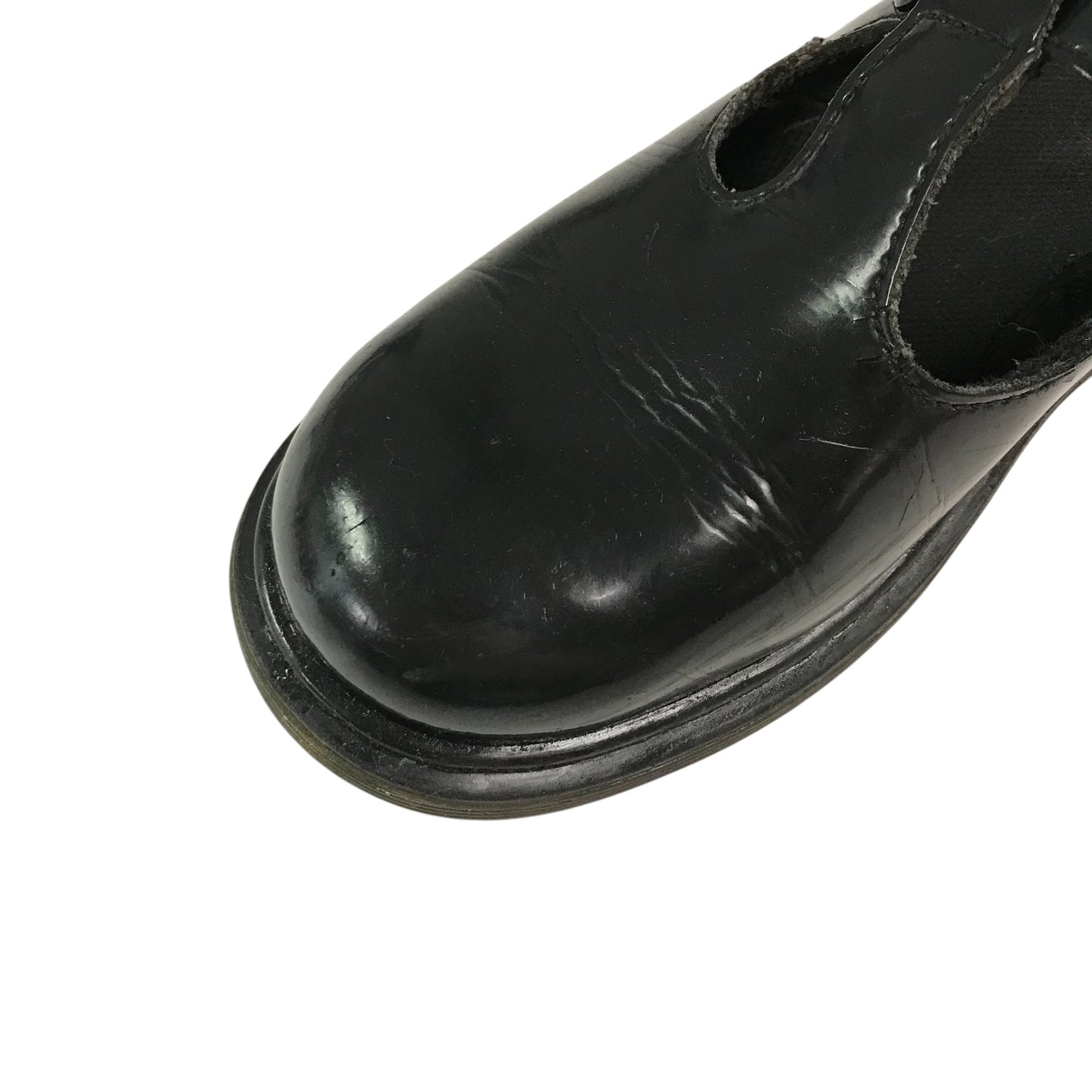 Dr. Martens pumps shoe size 4 black glossy leather coated