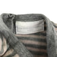 The Little White Company dress 5-6 years grey stripy merino wool