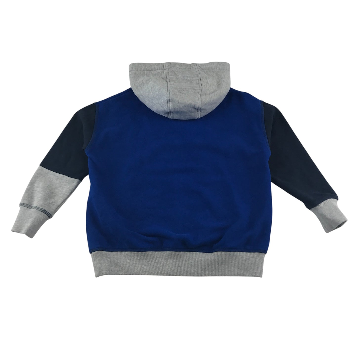 M&S hoodie 7-8 years blue grey colour block Hogwarts