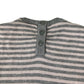 The Little White Company dress 5-6 years grey stripy merino wool