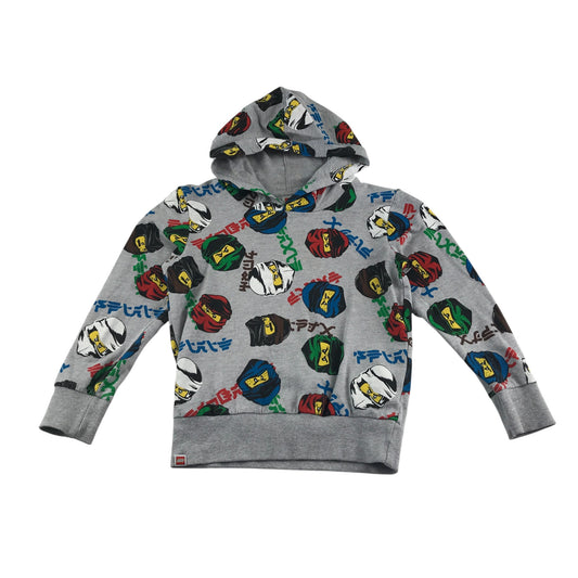 Lego  hoodie 7-8 years grey all over print