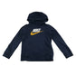 Nike hoodie 7-8 years black with Nike text and logo
