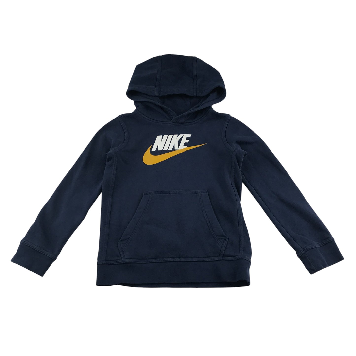 Nike hoodie 7-8 years black with Nike text and logo