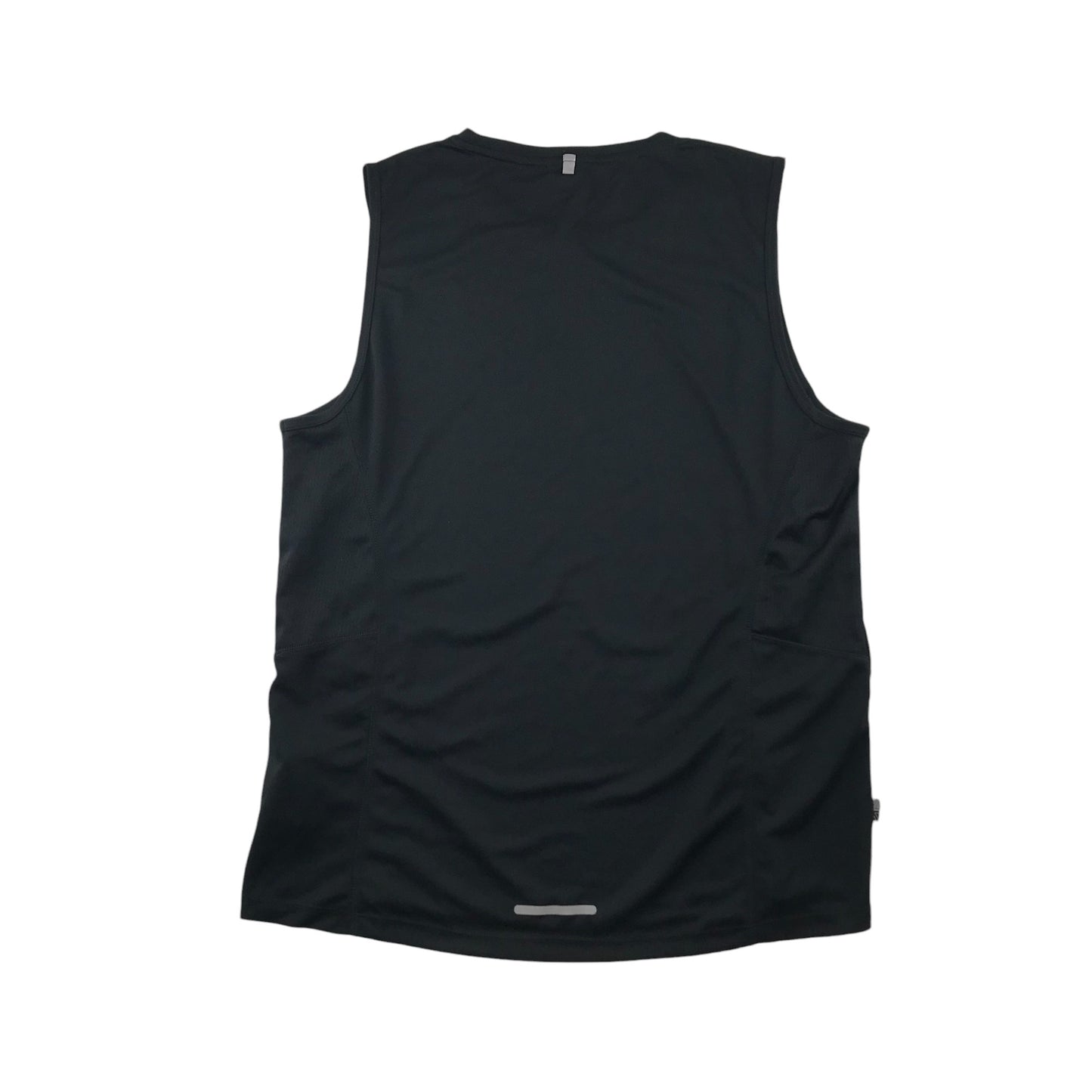 Karrimor sport tank top men size L black sleeveless sporty vest