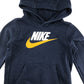Nike hoodie 7-8 years black with Nike text and logo