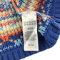Miss Mona Mouse dress 5-6 years blue love heart print and unicorn pattern knitwear