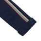 Nutmeg hoodie 12-13 years navy with multicolour sleeve stripe