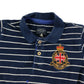 Joules Polo Age 7 Shirt Navy Short Sleeve white stripes