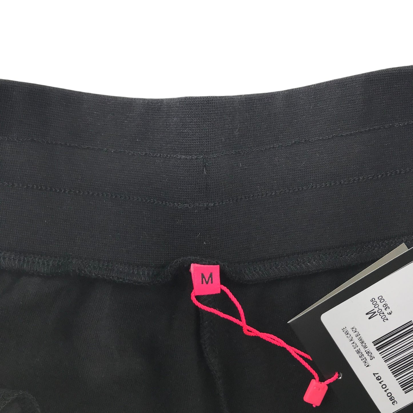 Macron sport shorts women size M black jersey elasticated waistband