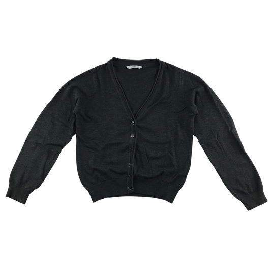 Dark grey  school cardigan