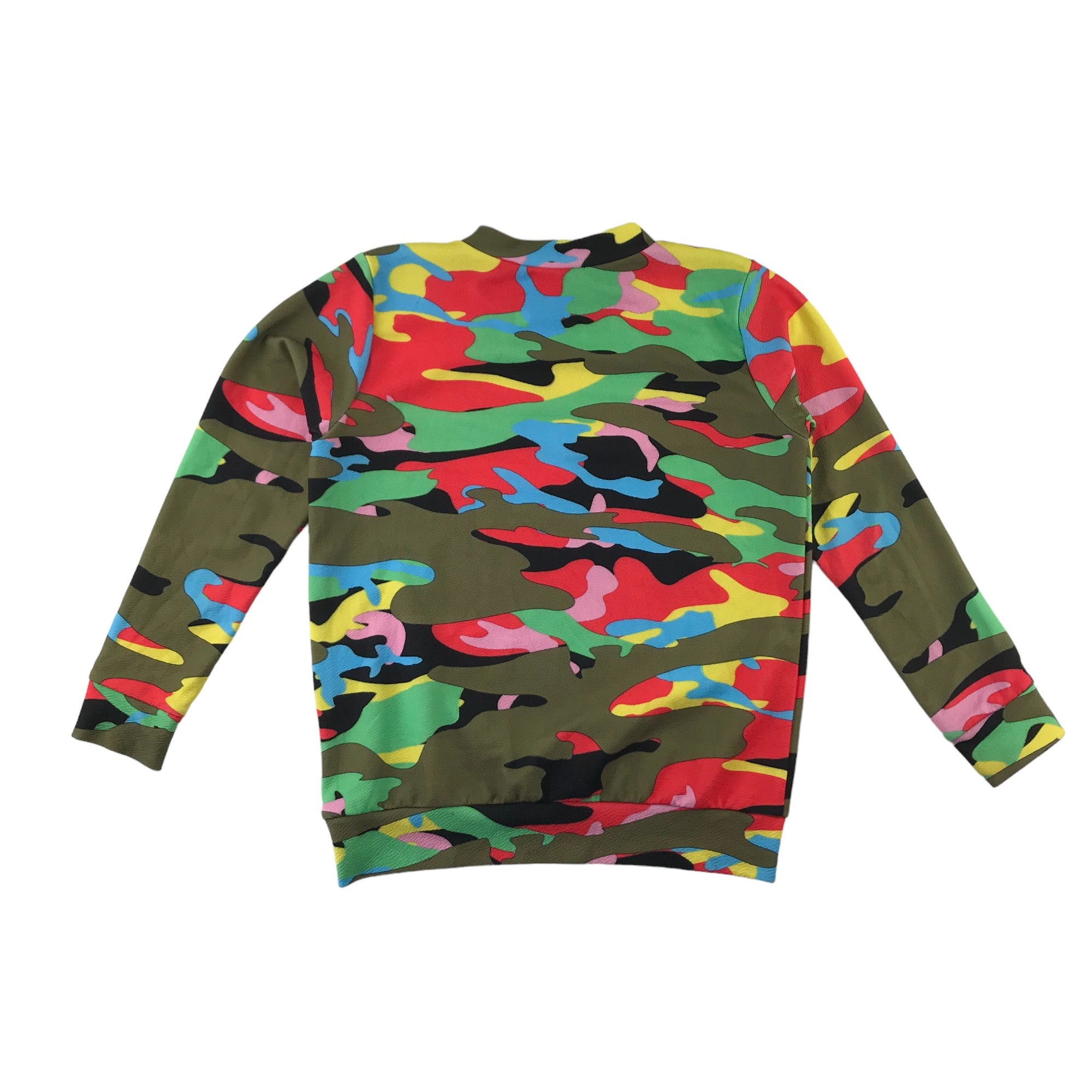 Chic London T shirt jumper 11 12 years multicolour camo pattern light ApparelXchange CIC