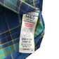 M&S shirt 7-8 years blue check long sleeve cotton