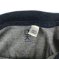 Okaidi polo shirt 9-10 years grey with navy collar and cuffs