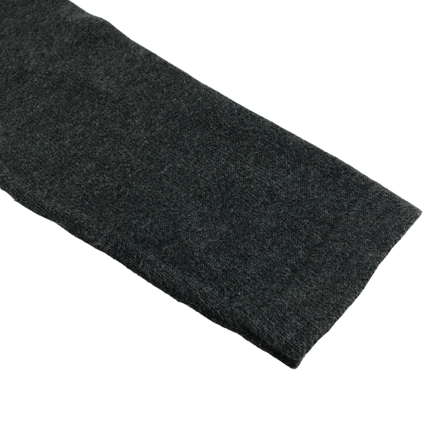 Dark grey scallop neck school cardigan