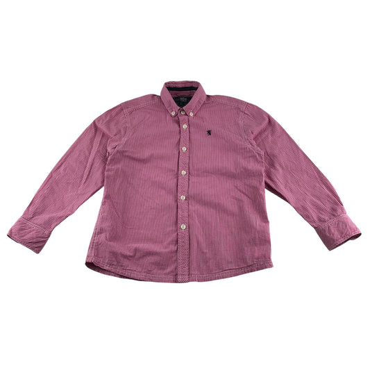 Next shirt 9-10 years pink white gingham check long sleeve cotton