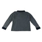 Okaidi polo shirt 9-10 years grey with navy collar and cuffs