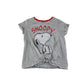 Next t-shirt 4-5 years white and black stripy Snoopy design