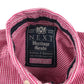 Next shirt 9-10 years pink white gingham check long sleeve cotton
