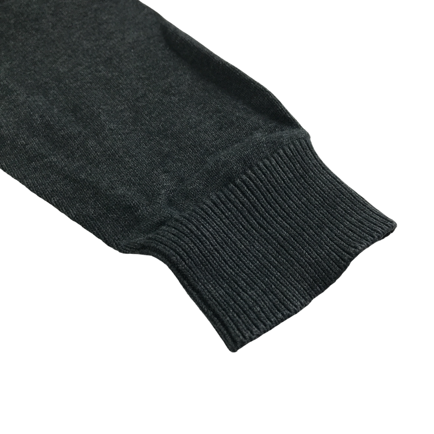 Dark grey v-neck school jumper