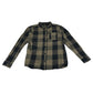 Tilt shirt 12-13 years brown black broad check long sleeve