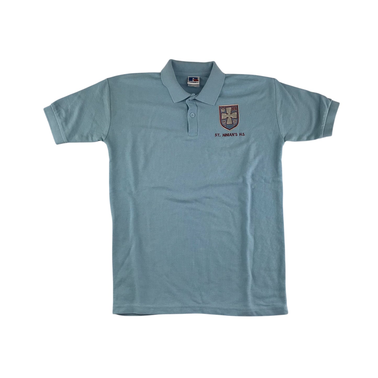 St. Ninian's High School Light Blue Polo Shirt