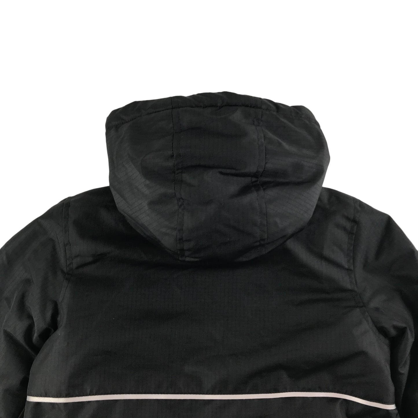 Primark Jacket Age 6 Black Warm Fleece Layered with Hood