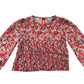 River Island Blouse Age 5 Red Floral Long Sleeve