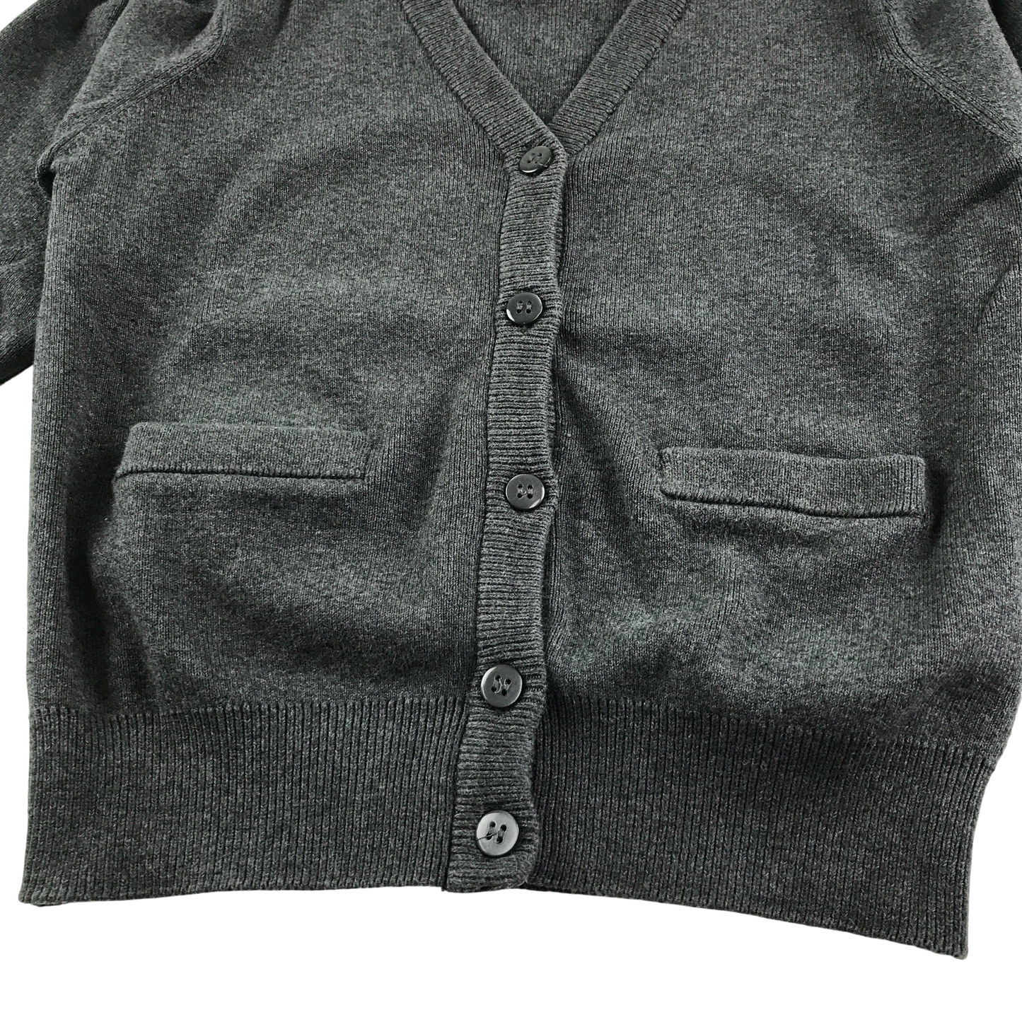 Dark grey with pockets school cardigan